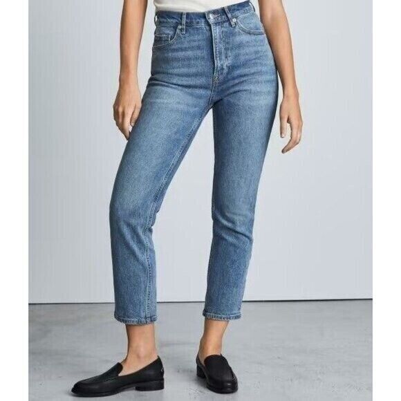 Everlane Denim - EVERLANE The Original Cheeky Jeans Light Wash 24 Organic Cotton‎